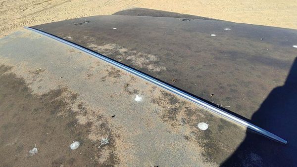 1980-1984 Deville Sedan Center Chrome Trim Strip From Hood Oem — photo 5