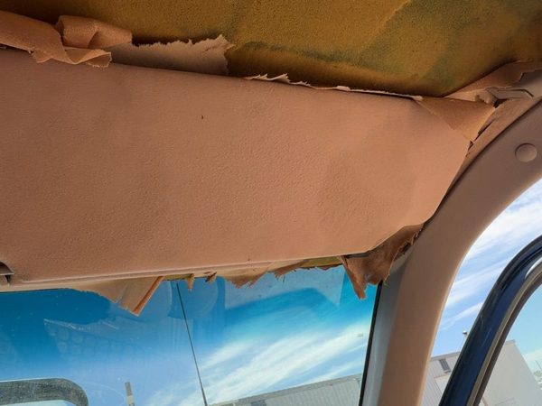 91-94 Ford Explorer 2 Dr Passenger Right Sun Visor OEM Tan with Mirror — photo 9