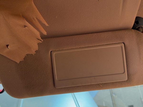 91-94 Ford Explorer 2 Dr Passenger Right Sun Visor OEM Tan with Mirror — photo 8