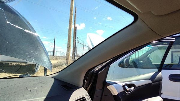 14-19 Sentra Passenger Right A Pillar Trim Windshield Post Panel Oem Charcoal G — photo 1