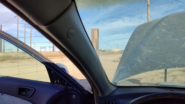 06-08 Hyundai Sonata Driver Left A Pillar Trim Windshield Post Panel Oem Gray — photo 3