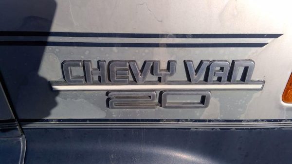 1983-1991 Chevy G20 Van Passenger Right Emblem Badge From Fender Oem — photo 4