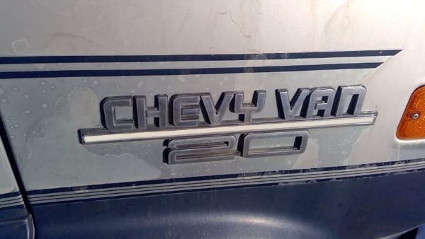 1983-1991 Chevy G20 Van Passenger Right Emblem Badge From Fender Oem — photo 8