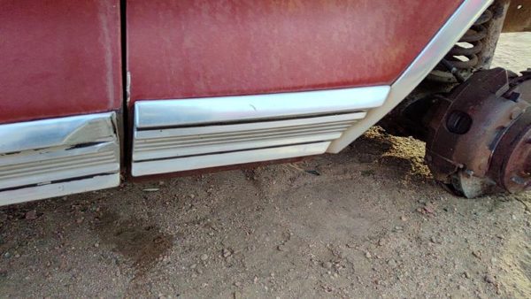 1978-1979 Ford F150 Passenger Right Moulding From Fender Oem Trim Strip Maroon — photo 4