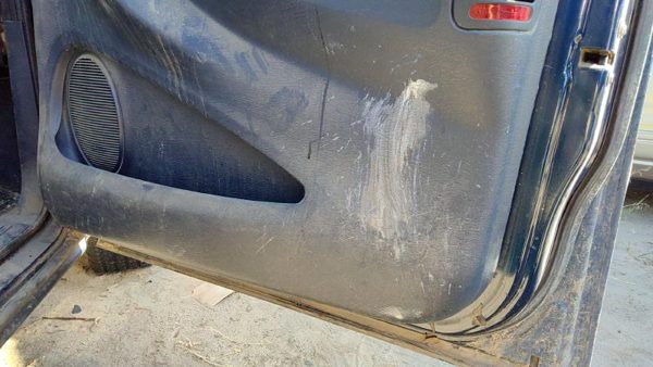 2001 Dodge Caravan Passenger Right Front Door Trim Panel With Switches Blue — photo 7