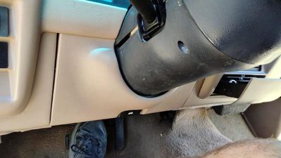1993-1994 Ford Explorer Lower Dash Under Column Knee Bolster Trim Panel Oem Tan