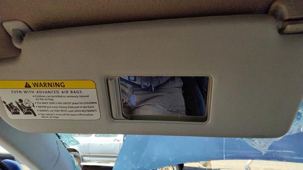 2005-2006 Vw Jetta Driver Left Sun Visor Oem Gray 1K0857551af2f4 — photo 4