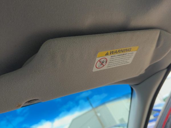 2000-2003 Ford Taurus Passenger Right Sun Visor Oem Illumination Gray — photo 3