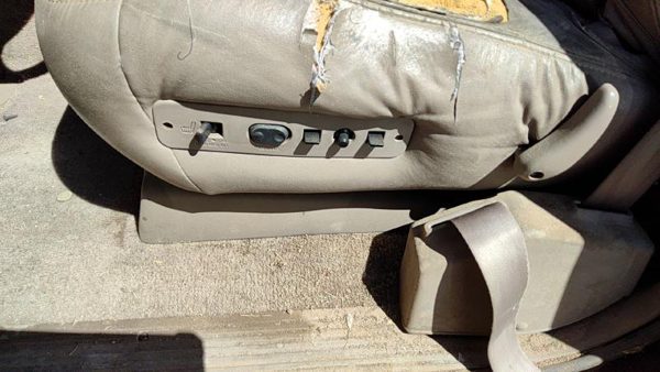 95-00 Gmc Yukon Driver Left Side Power Seat Switch With Trim Panel Oem Tan 522 — photo 3