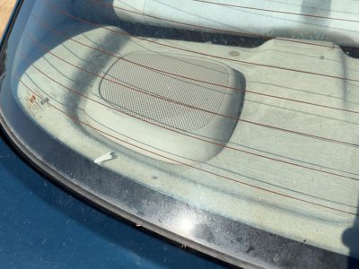 1998-2002 Toyota Corolla Driver Left Rear Speaker Grille Cover Trim Beige OEM