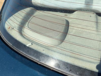 1998-2002 Toyota Corolla Driver Left Rear Speaker Grille Cover Trim Beige OEM
