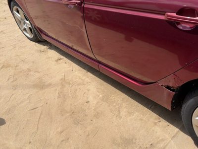 2004-2006 Acura Tl Driver Left Lower Rocker Panel Moulding Oem Redondo Red