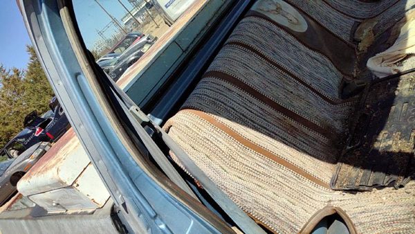 1986 Dodge Ram W150 Passenger Right Front Seat Belt Retractor Oem Shoulder Blue — photo 2
