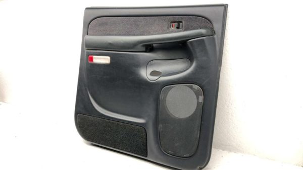 01 02 Sierra 2500 Hd Driver Left Rear Door Panel With Switches Back Graphite 12D — photo 4