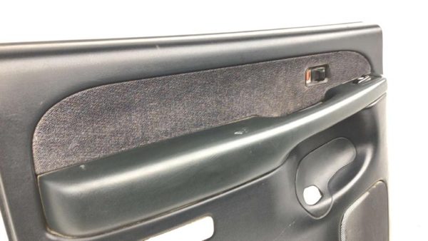 01 02 Sierra 2500 Hd Driver Left Rear Door Panel With Switches Back Graphite 12D — photo 6