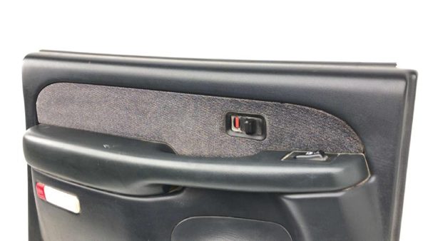 01 02 Sierra 2500 Hd Driver Left Rear Door Panel With Switches Back Graphite 12D — photo 5