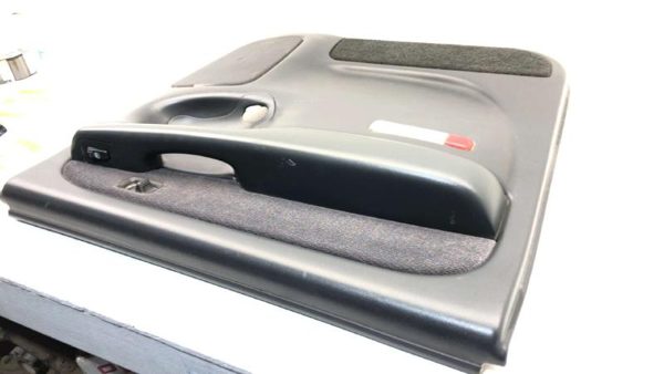 01 02 Sierra 2500 Hd Driver Left Rear Door Panel With Switches Back Graphite 12D — photo 8