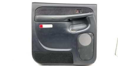 01 02 Sierra 2500 Hd Driver Left Rear Door Panel With Switches Back Graphite 12D