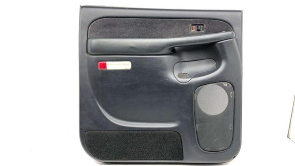 01 02 Sierra 2500 Hd Driver Left Rear Door Panel With Switches Back Graphite 12D — photo 1