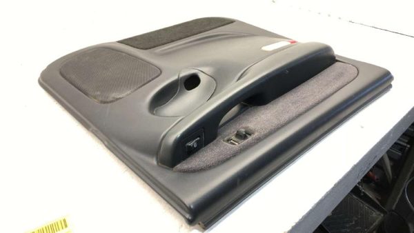 01 02 Sierra 2500 Hd Driver Left Rear Door Panel With Switches Back Graphite 12D — photo 10