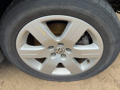 06-09 Beetle Convertible 16" Aluminum Wheel Factory 6 Spoke Rim 16X6-1/2 Painted