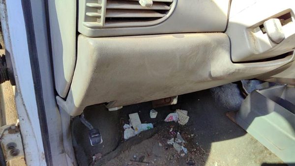 1997-2005 Buick Century Lower Dash Under Column Knee Bolster Trim Panel Gray 14B — photo 1