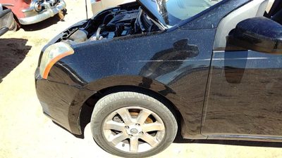 2007-2012 Nissan Sentra Driver Left Front Fender Oem 2.0L Black Kh3 63113Et030