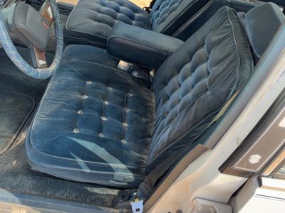 1985-1990 Oldsmobile 98 Regency Pair Front Seats Driver Passenger Blue OEM