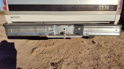 1992-1996 Ford F150 Chrome Rear Bumper With Mount Brackets Oem Step F2tz17906a
