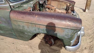 53-54 Chevy Bel Air 150 Sedan Passenger Right Front Fender Oem