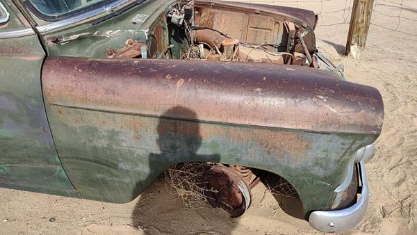 53-54 Chevy Bel Air 150 Sedan Passenger Right Front Fender Oem — photo 2