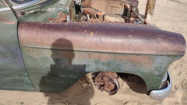 53-54 Chevy Bel Air 150 Sedan Passenger Right Front Fender Oem — photo 3
