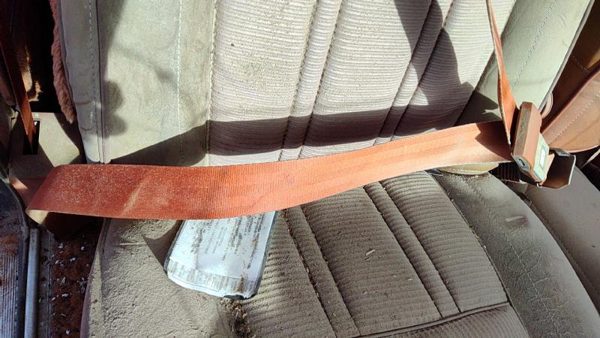84 Jeep Grand Wagoneer Passenger Right Front Seat Belt Retractor Shoulder Brown — photo 2