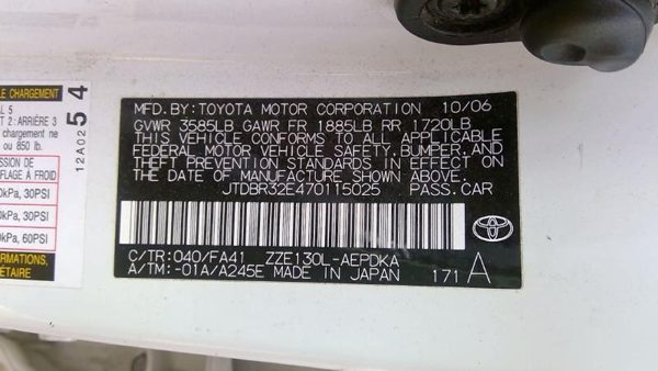 2007 Toyota Corolla — vehicle photo 6