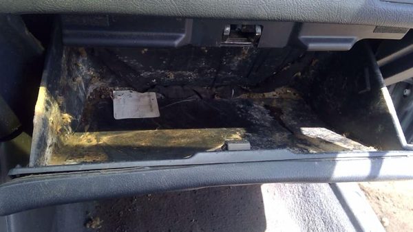 89-93 Mitsubishi Galant Vr-4 Glove Box Assembly Complete Door With Latch Black — photo 9