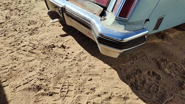 1975 Olds Cutlass Rear Bumper Assembly Supreme Chrome OEM 2 Door Coupe 414391 — photo 4