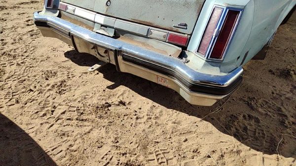 1975 Olds Cutlass Rear Bumper Assembly Supreme Chrome OEM 2 Door Coupe 414391 — photo 2