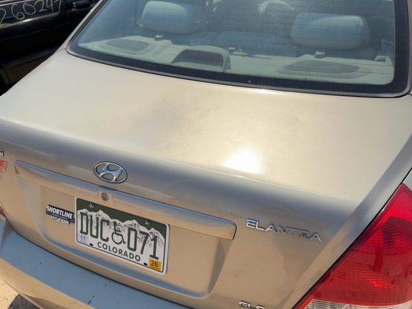 2002 Hyundai Elantra Trunk/decklid/hatch/tailgate Prime Beige Ko — photo 1