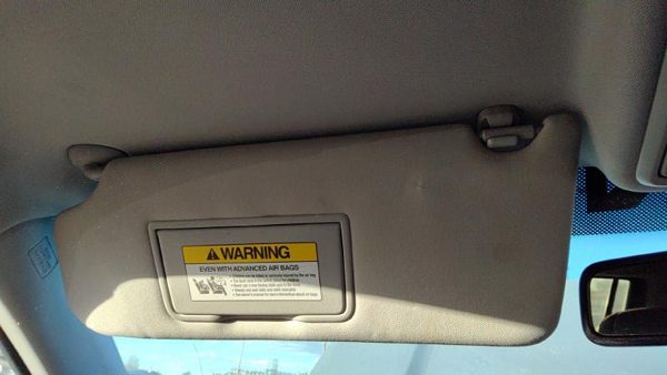 2009-2015 Honda Pilot Driver Left Sun Visor Oem Gray/Blue Gr 83280Szaa01za — photo 4
