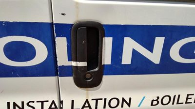 2010-2014 Chevy Express Van Passenger Right Rear Outside Door Handle Oem Back