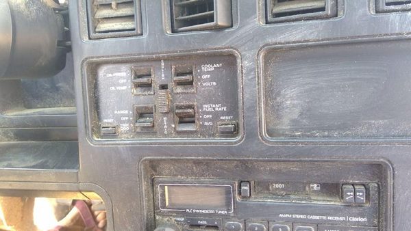 1986 Chevy Corvette C4 Dash Controls Panel Oem Buttons Switches Display Center — photo 3