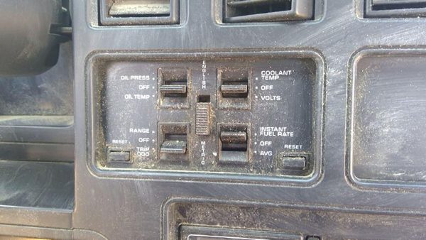 1986 Chevy Corvette C4 Dash Controls Panel Oem Buttons Switches Display Center — photo 2