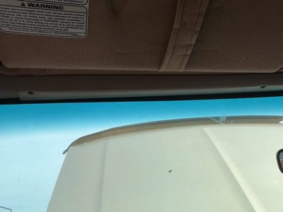 1992-1997 Ford F250 Trim Strip Above Windshield Oem Brown Rk