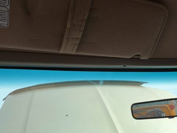 1992-1997 Ford F250 Trim Strip Above Windshield Oem Brown Rk — photo 2