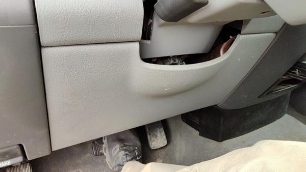 2006 Ford F150 Lower Dash Under Column Knee Bolster Trim Panel Oem Gray Me — photo 2