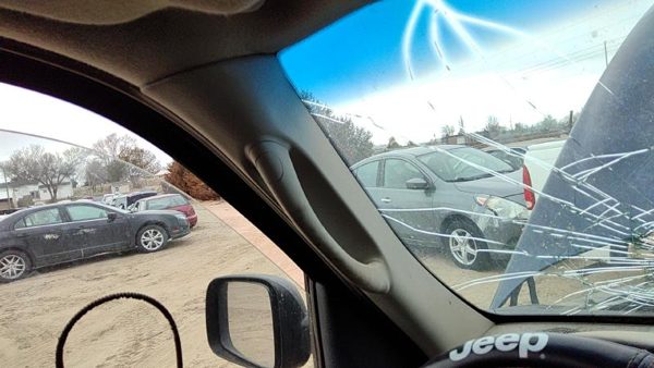 02-07 Jeep Liberty Driver Left A Pillar Trim Windshield Post Panel Oem Gray M5dv — photo 2