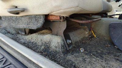 1998 Ford Ranger Seat Track Gray