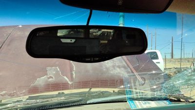 1995-1999 Gmc Yukon Inside Rear View Mirror Oem Windshield Mounted