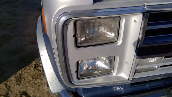 85-91 Chevy G20 Van Passenger Right Dual Pair Head Light Front Lamp With Bracket — photo 6