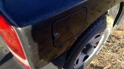 1996 Geo Tracker Fuel Tank Door With Hinge Gas Lid Oem Filler Black